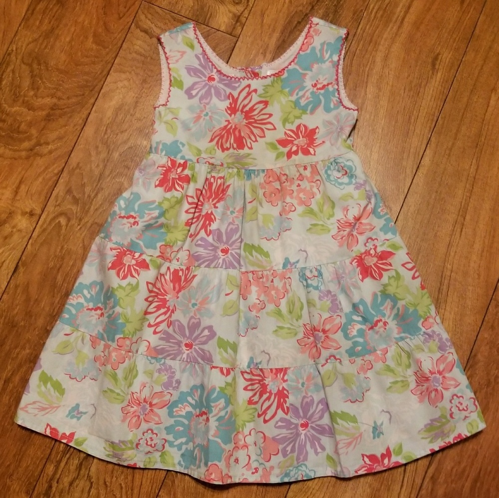 Girls Size 4 b.t. kids Spring Summer Floral Dress